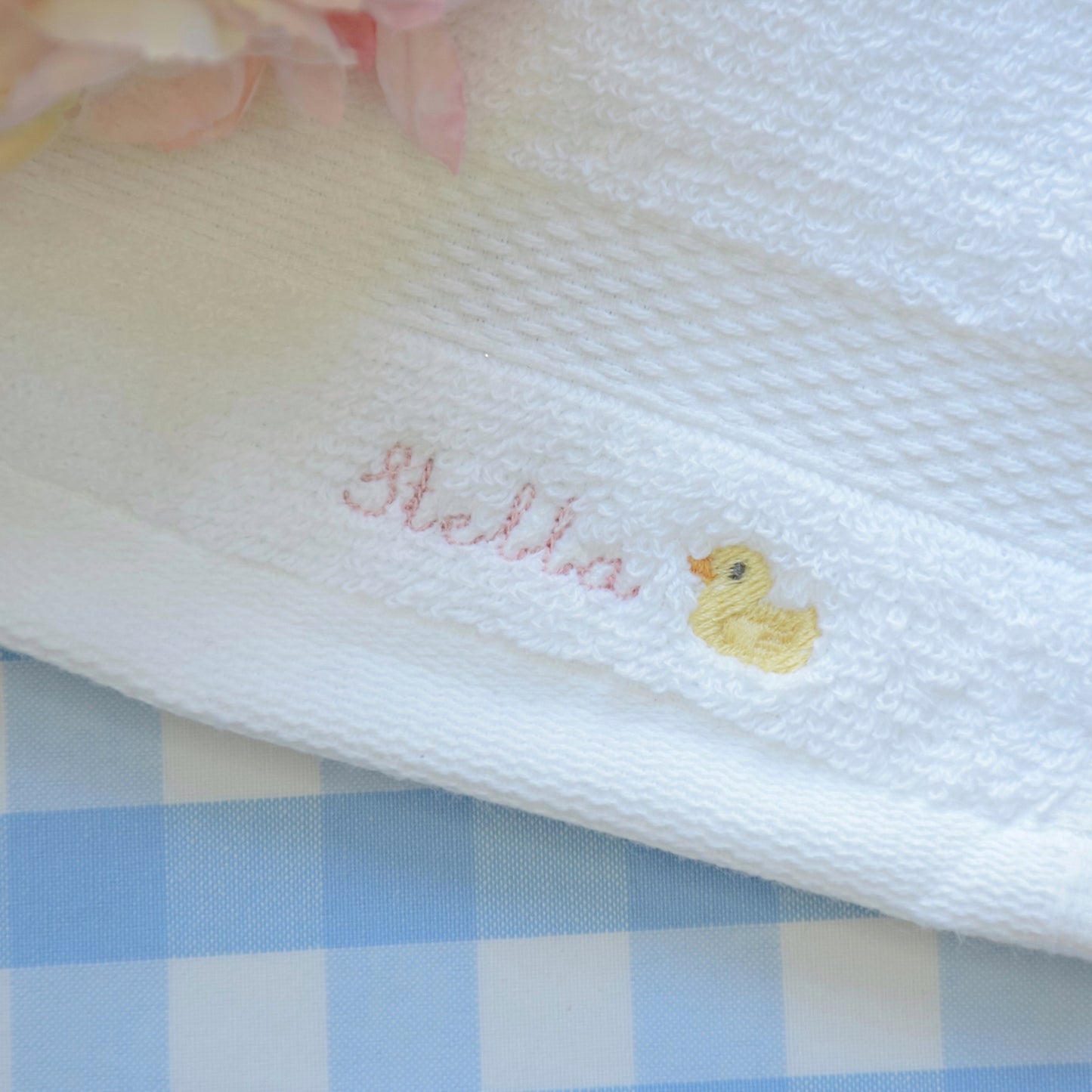 Débarbouillettes personnalisées pour enfants