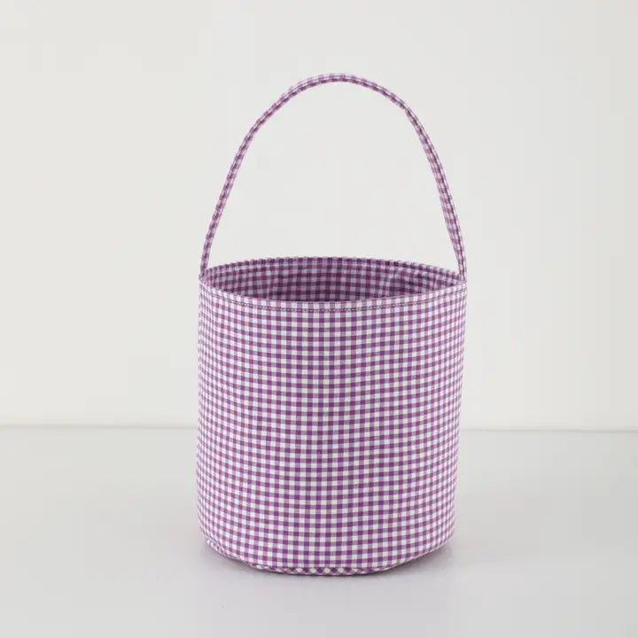 Gingham Halloween Bucket Bag