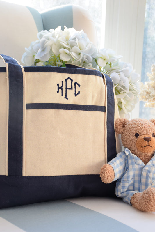 Sac fourre-tout brodé