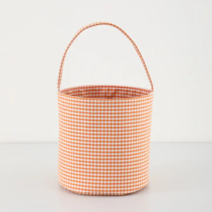 Gingham Halloween Bucket Bag